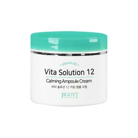 Jigott, Ампульный крем успокаивающий Vita solution 12 Calming 100 мл Jigott, Ампульный крем успокаивающий Vita solution 12 Calming 100 мл
